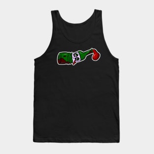 Drunken Bottle of Wine Cartoon Tank Top